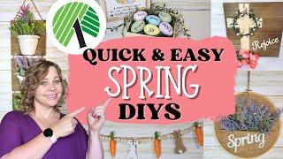 NEW DOLLAR TREE Spring + Easter Decor DIYS (Quick & Easy but IMPRESSIVE)