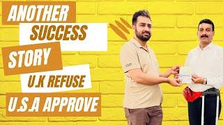 "U.K Refused ! USA Visa Approved! | Success Story by Easy Visa Consultant"