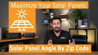 Solar Panel Tilt Calculator: Exactly How To Angle Your Solar Panels By Zip Code