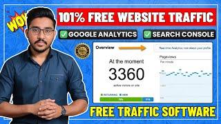 100% Free Website Traffic Proof | Free Website Traffic Generator Software | Free Unlimited Traffic