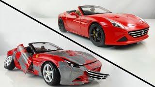 Restoration Damaged Ferrari - Old Model Supercar Restoration California T Model Car