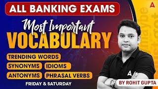 Essential Vocabulary for Banking Exams | Boost Your Exam Score | Rohit Gupta 