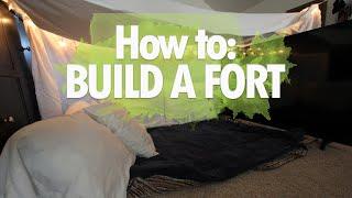 How to Build a Fort! EASY & SIMPLE!