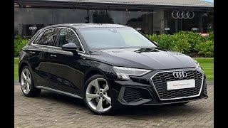 Approved Used Audi A3 Sportback S line 35 TFSI 150 PS 6-speed | Stoke Audi | DY70 ATX