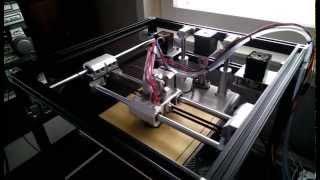 Printing with aluminium core-xy 3D-Printer