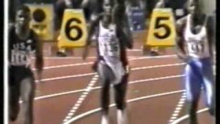 100m finale WK Atletiek 1991 Carl Lewis 9.86 WR