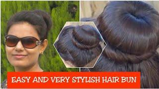 Classic Bun//Quick and Easy Hairstyles//Trendy,unique Hair stylish Bun