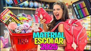 COMPRANDO MEU MATERIAL ESCOLAR 2025! todas as novidades