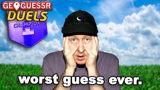 my most embarrassing moment. | geoguessr duels