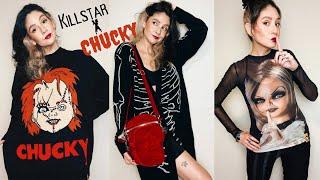 Dark Fashion Haul ft. KILLSTAR! Unboxing & Try-On! New CHUCKY Collab & The Most AMAZING Bag Ever!️