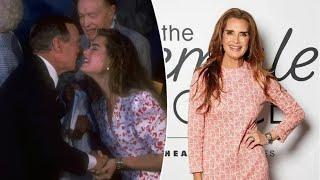 Brooke Shields Reflects on Her Unique Bond with George H.W. Bush at Barbara Bush Foundation Event