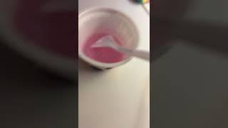 i made slime  out of 3in1 shampoo and salt 