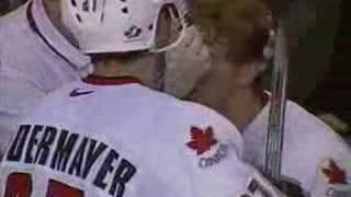 Selanne hits Pronger