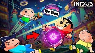 Shinchan And His Friends Trying To Win In Indus Battle Royale  | Shinchan Playing Indus Game 