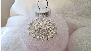 DIY | CHRISTMAS IDEAS | CHRISTMAS DECOR | GLAM ORNAMENTS | CHRISTMAS 2024