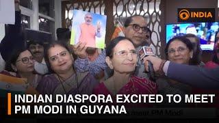 Community shares excitement for PM Modi's Guyana visit | DD India