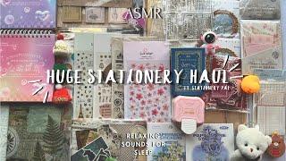 ASMR back to school stationery haul🫧| ft. Stationery Pal