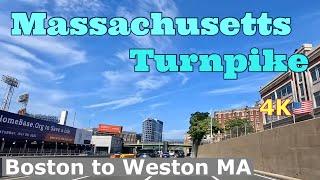 Massachusetts Turnpike - Boston to Weston MA