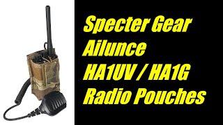 Specter Gear Radio Pouches for Ailunce HA1UV & HA1G HT's