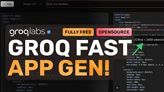 GroqLabs Llama 3.3 AppGen : This SUPER-FAST Coder can Generate Apps in MILLISECONDS!