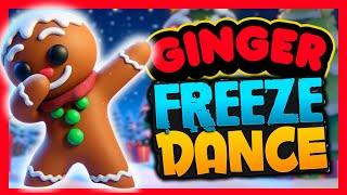  Gingerbread Man Freeze Dance! Brain Break for kids | Christmas Just Dance ️