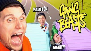 Ich PRÜGEL Mexify vom LKW | Gang Beasts