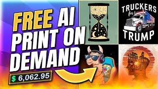 100% FREE AI PASSIVE INCOME Print on Demand Guide (Research, Design & SEO Mini Beginner Course)