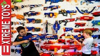 Full Nerf Blaster Arsenal Remastered! Sneak Attack Squad Giant Blaster Collection