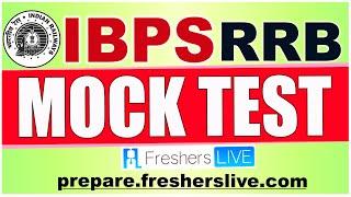 IBPS RRB Mock test - Fresherslive