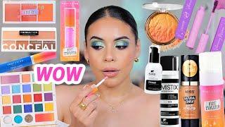 Testing NEW DRUGSTORE MAKEUP! First impressions 