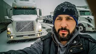 Drive Truck with Snow