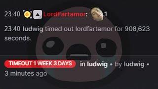 Ludwig timed me out for two weeks...