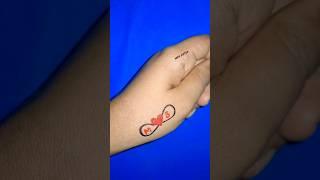 M️S infinity love tattoo ️️ #new #shorts #viral #trending #2k24 #amazing