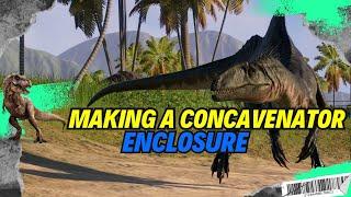 Jurassic World Evolution 2, How To  Make  a Concavonator Enclosure!