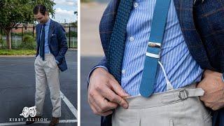 Why Suspenders Are BETTER Than Belts [Belts VS Braces] | Kirby Allison