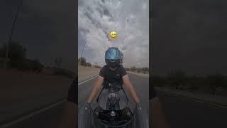 He wanted to tag along  #motorcycle #biketok #motorcyclebackpack #couple #bikecouple #fy #fyp