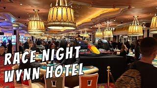 Wynn Resort F1 Race Night Las Vegas Walkthrough | Walking Vegas Formula 1 Saturday