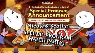 LIVE!!! GENSHIN 5.1 SPECIAL PROGRAM WATCH PARTY || N&S REACTION || Genshin Impact