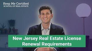 *2021* New Jersey Real Estate Continuing Education Requirements Explained in Less Than One Minute