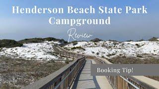 Henderson Beach State Park Campground Review | Booking Tip!