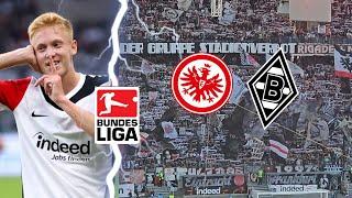 FRANKFURT VS GLADBACH HIGHLIGHTS | BORUSSIA KÄMPFT GEGEN EFFIZIENTE SGE | BUNDESLIGA STADIONVLOG ️