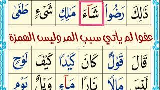 شرح الدرس التاسع القاعدة النورانية صوت المعلمة غيثاء خوجة