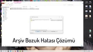 Winrar - Arşiv Bozuk Hatasının Çözümü - Dosyayı Onarma