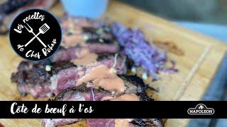  // LES RECETTES DE CHEF ROHAN // Côte de bœuf à l'os en "reverse sear" - Barbecues Napoleon