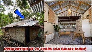 RENOVATION of 20 years old bahay kubo! mapapa wow ka sa outcome!