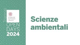 Open Days 2024: Scienze ambientali