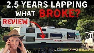 Semi-Off Road Caravan REVIEW after 2.5 years Full Time Caravanning Aust / What broke! / Walk Through