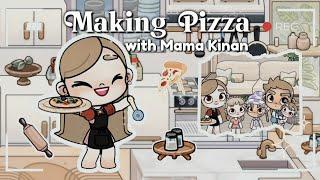 MAKING PIZZA WITH MAMA KINAN | KINAN FAMILY | AVATAR WORLD #avatarworld