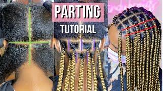 DETAILED Parting Tutorial | How To Get The Perfect Parts!