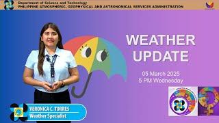 Public Weather Forecast issued at 5PM | March 05, 2025 - Wednesday